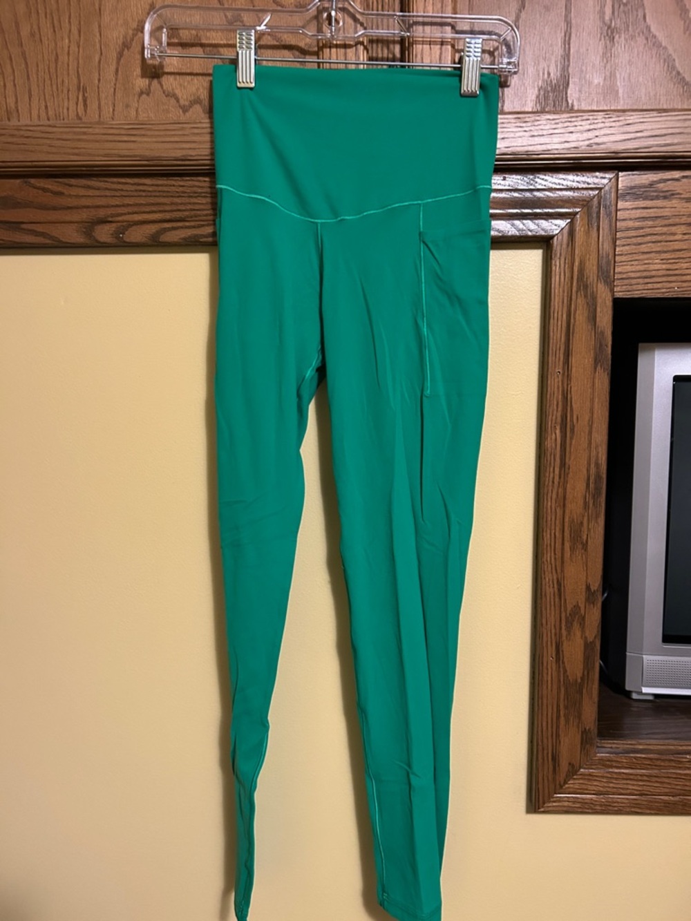 aerie High-Waist Teal Green Leggings